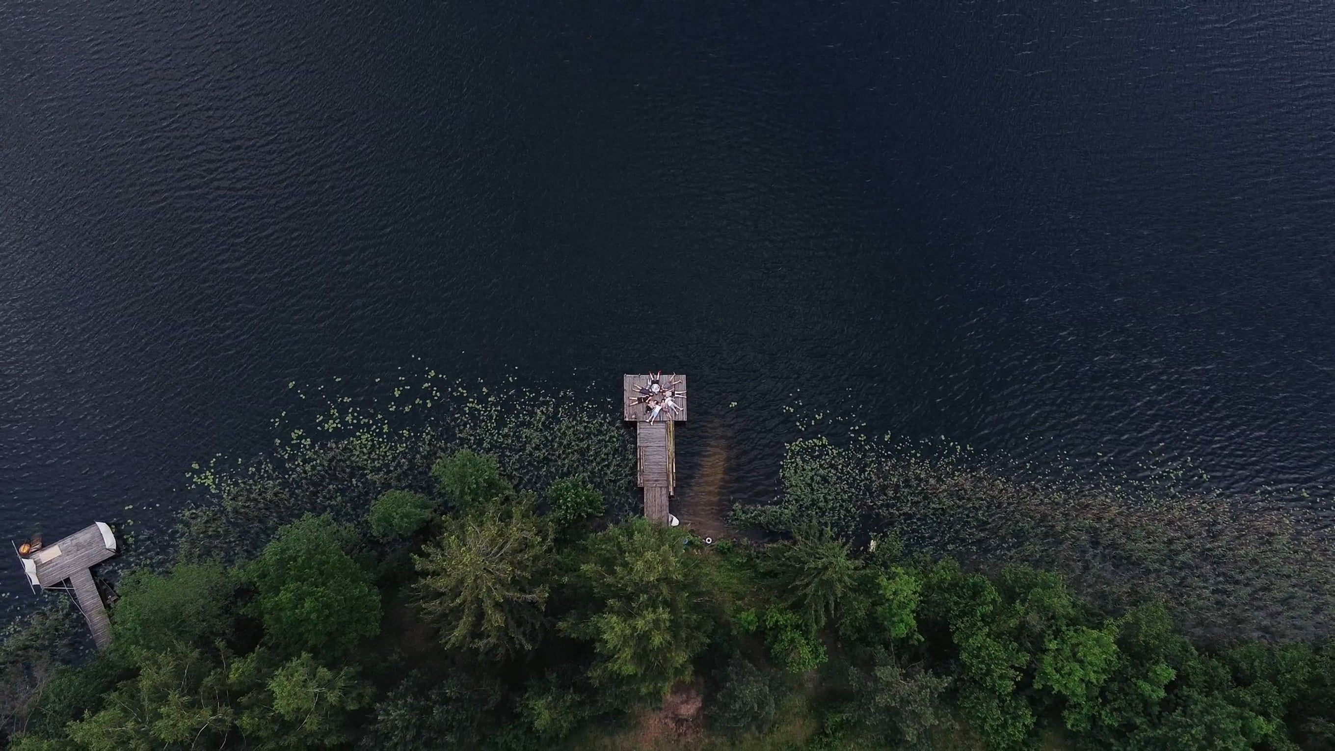 Drone Footage Of A Streaming River · Free Stock Video