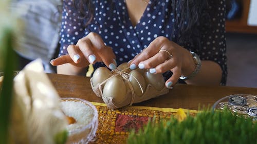 Haft-sin Decoration In Celebration Of Persian New Year