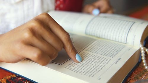 A Woman Reading a Book