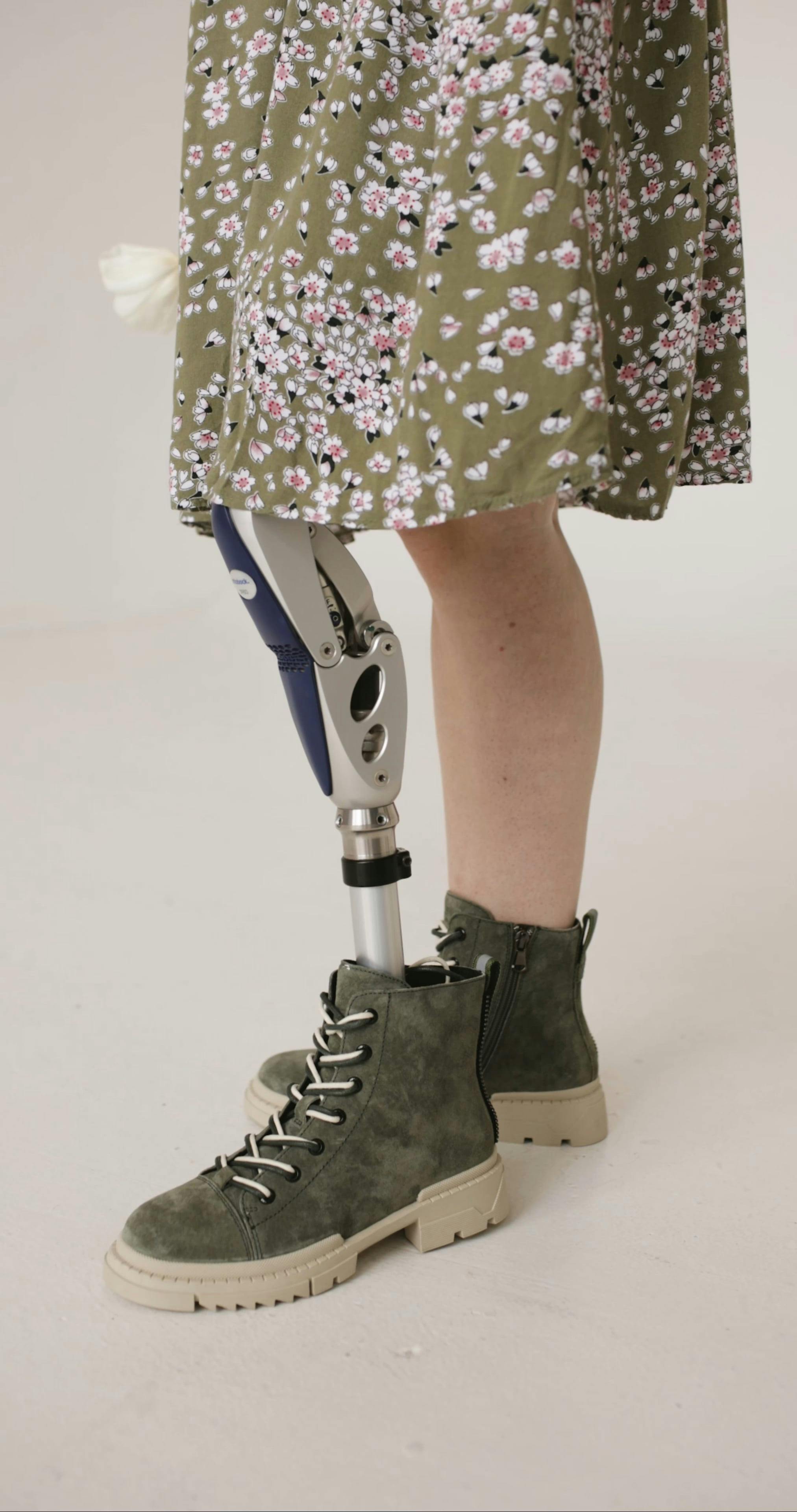 Prosthetic Leg Wearing Boots Free Stock Video Footage, RoyaltyFree 4K
