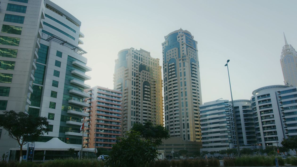 View of High Rise Buildings Free Stock Video Footage, Royalty-Free 4K ...