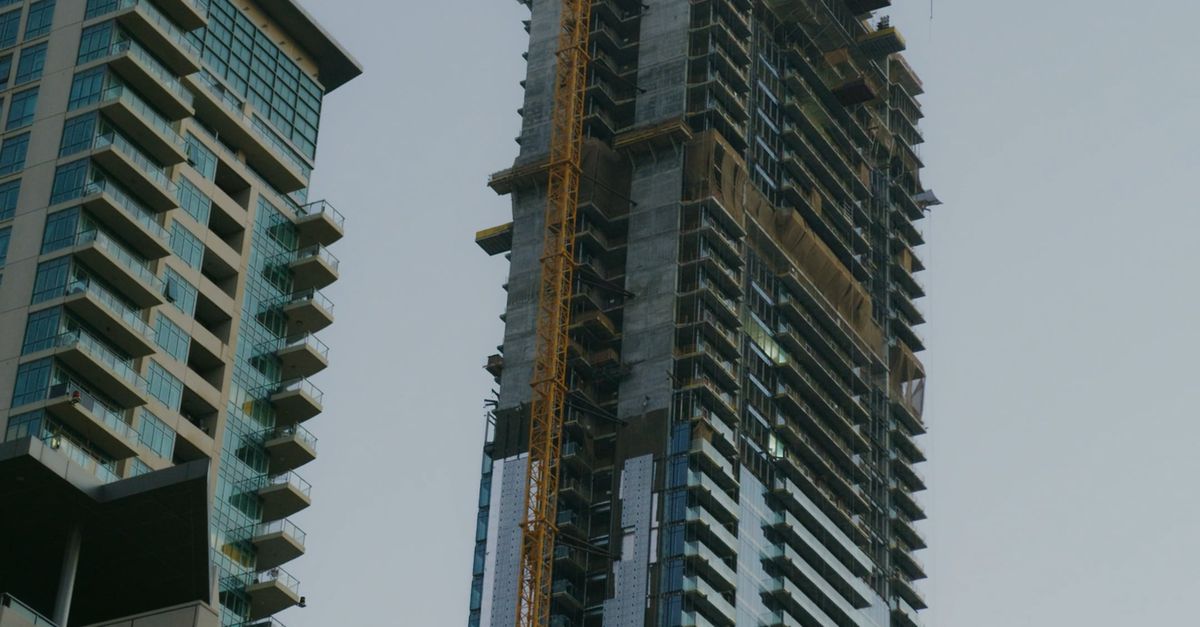 A Building Under Construction Free Stock Video Footage, Royalty-Free 4K ...