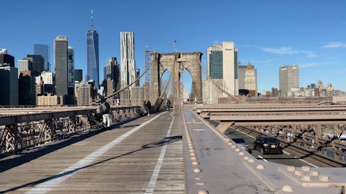 The Brooklyn Bridge Pedestrian Walkway