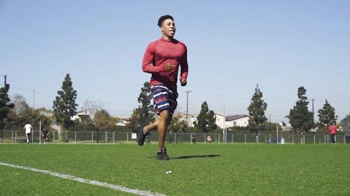 Video of a Man Training Football