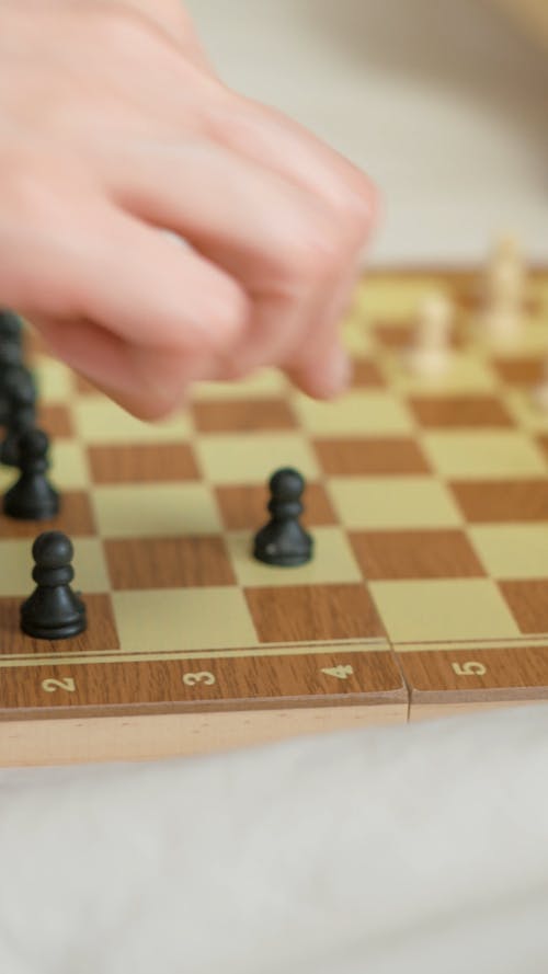 Close-up of a Chessboard