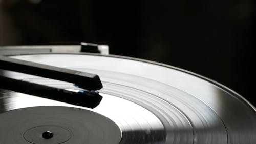Spinning Vinyl Record
