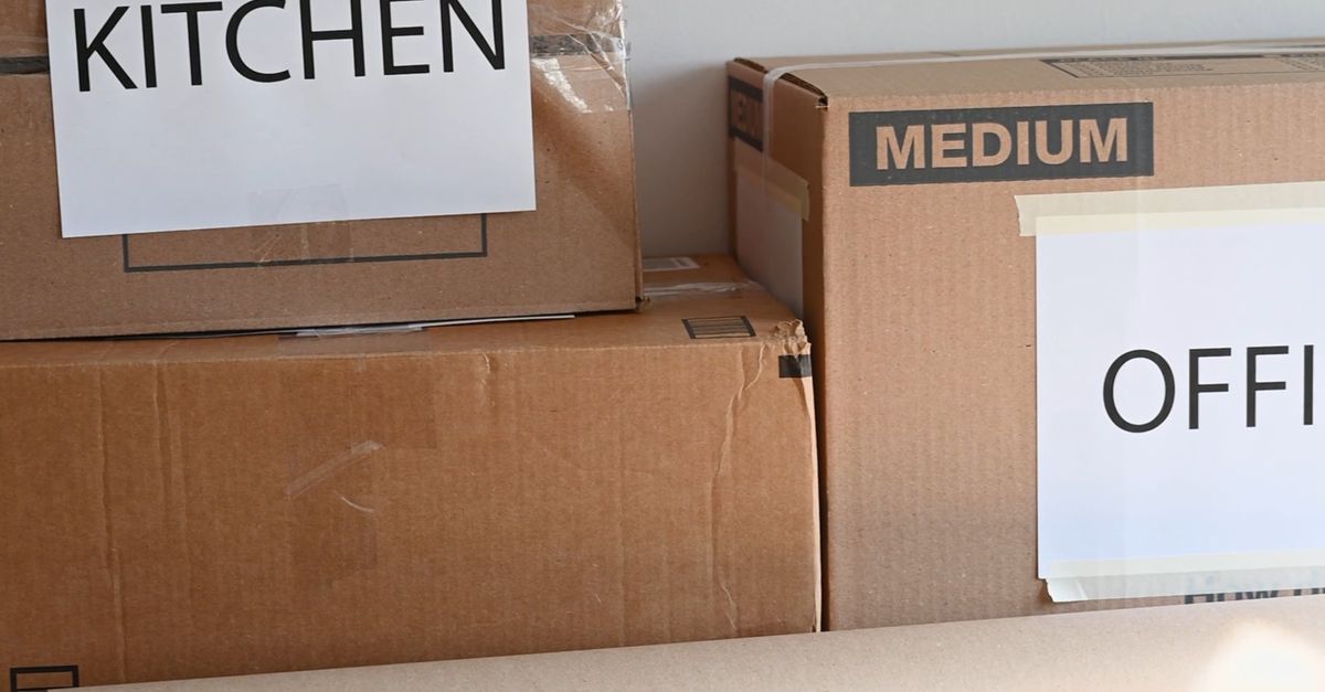 Boxes with Label Free Stock Video Footage, Royalty-Free 4K & HD Video Clip