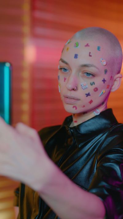 SHVETS production's cyberpunk aesthetic video
