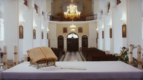 Priest Reading the Bible