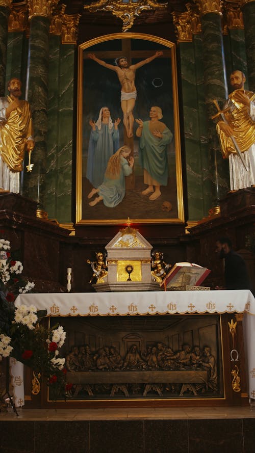 A Priest in the Altar