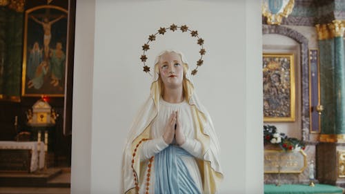 Sacred Sculpture in a Temple