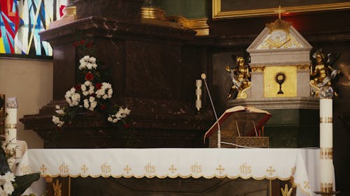 Nun Serving the Altar 