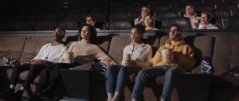 Sala de cinema cheia
