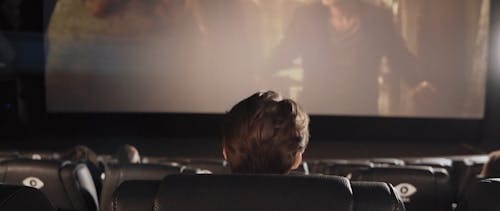 A Person Watching in the Cinema