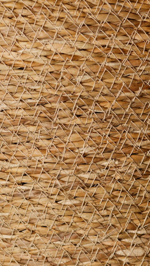 Close-up of a Woven Rattan