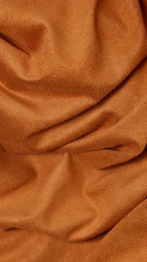 Close Up View of a Bronze Cloth
