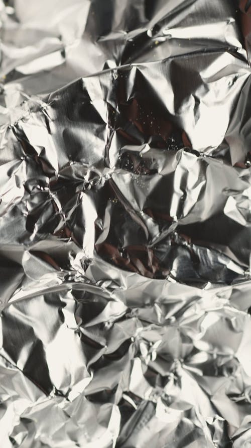 Colors On Crumpled Aluminum Foil Stock Illustration - Download