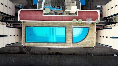 Aerial Footage of Penthouse Pool