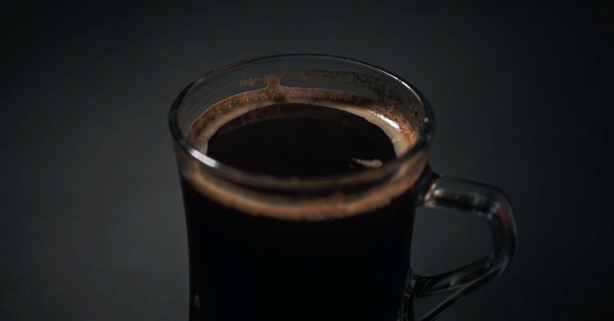 Mug Drop Close Up View of Coffee Dropping on a Mug Free Stock Video Footage ...