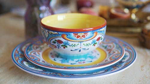 Colorful Ornate Ceramics