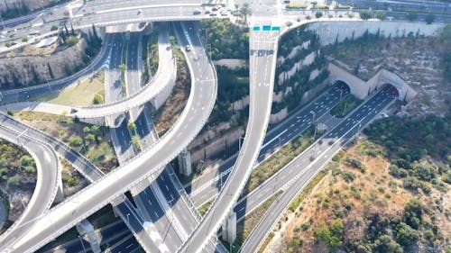Time-Lapse Video of a Highway Interchange