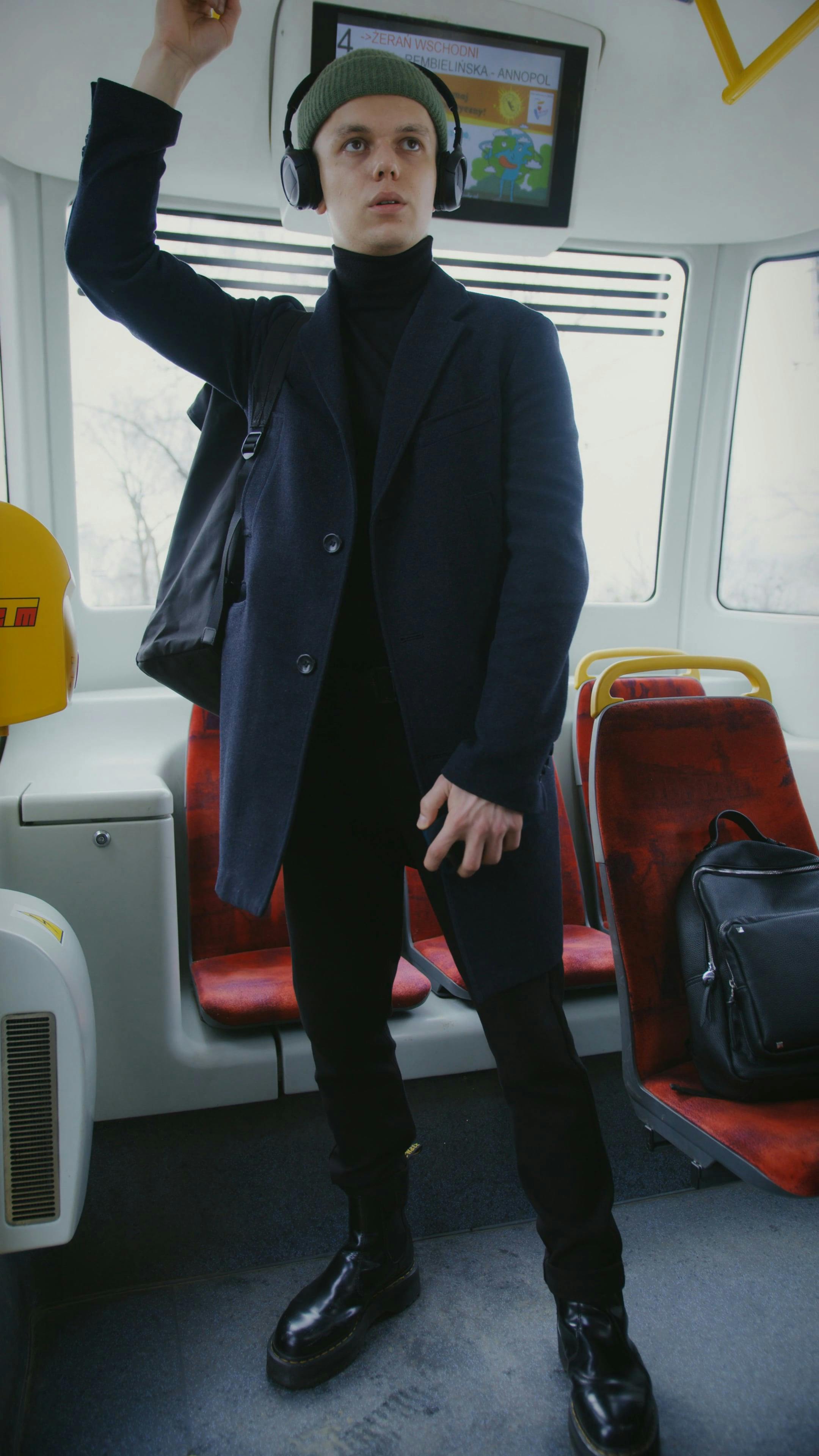 A Man Riding a Train Free Stock Video Footage, Royalty-Free 4K & HD ...