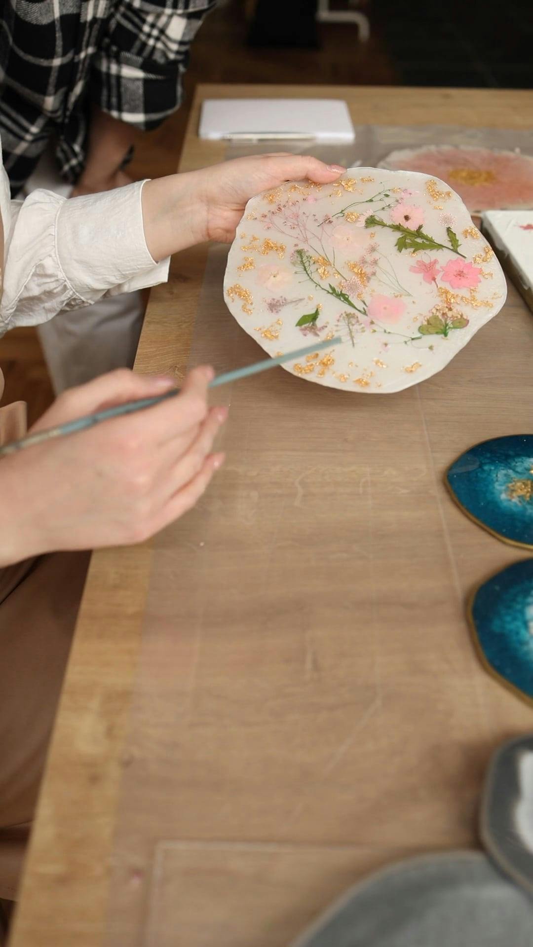 A Person Mixing Paint · Free Stock Video