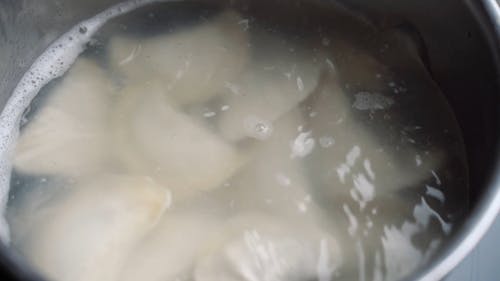 Boiling Dumplings on a Pot of Water