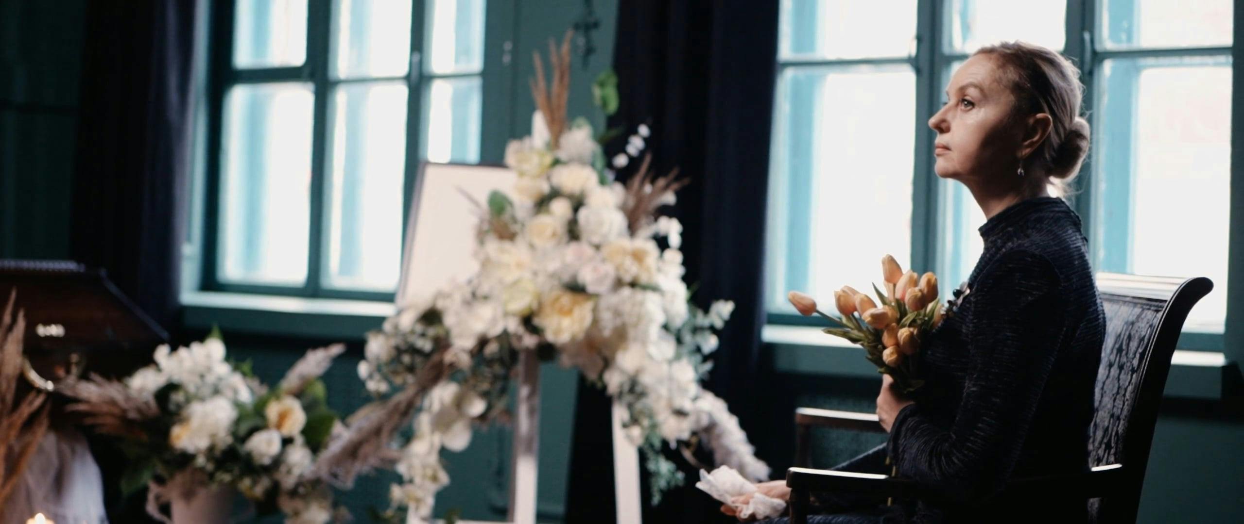 Mother and Son at a Funeral · Free Stock Video