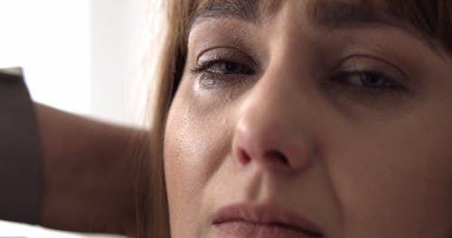 A Woman Crying