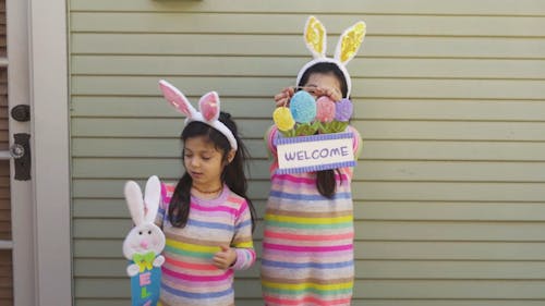 Children Celebrating Easter 