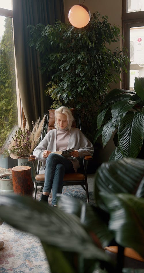 Woman Reading a Book