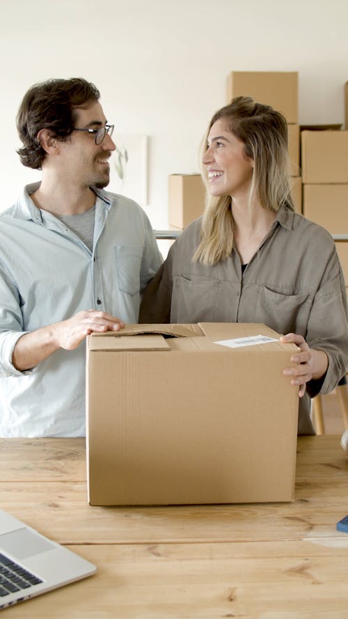 Couple Ready to Ship their Package