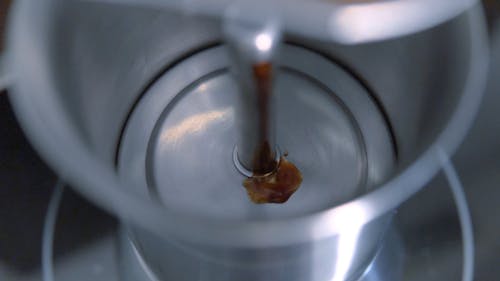 Close-up Footage of a Coffee Machine