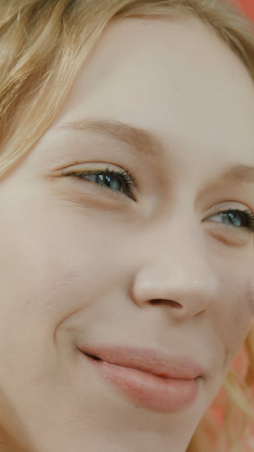 Woman Putting on Make-up