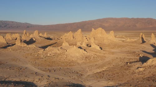 Drone Footage of a Desert Valley