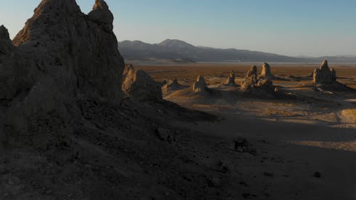 Drone Shot of Desert