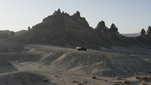 Drone Shot of Desert