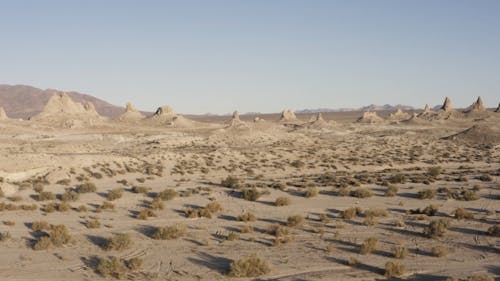 Drone Footage of a Desert Valley