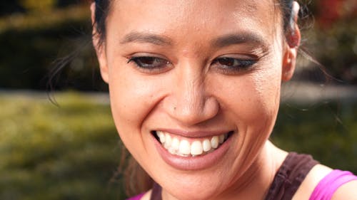 Close up of a Smiling Woman