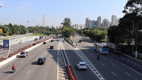 Vehicles On The Freeway