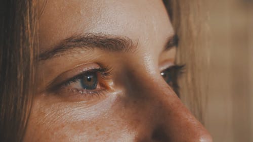 Close-up Video of a Woman's Eyes