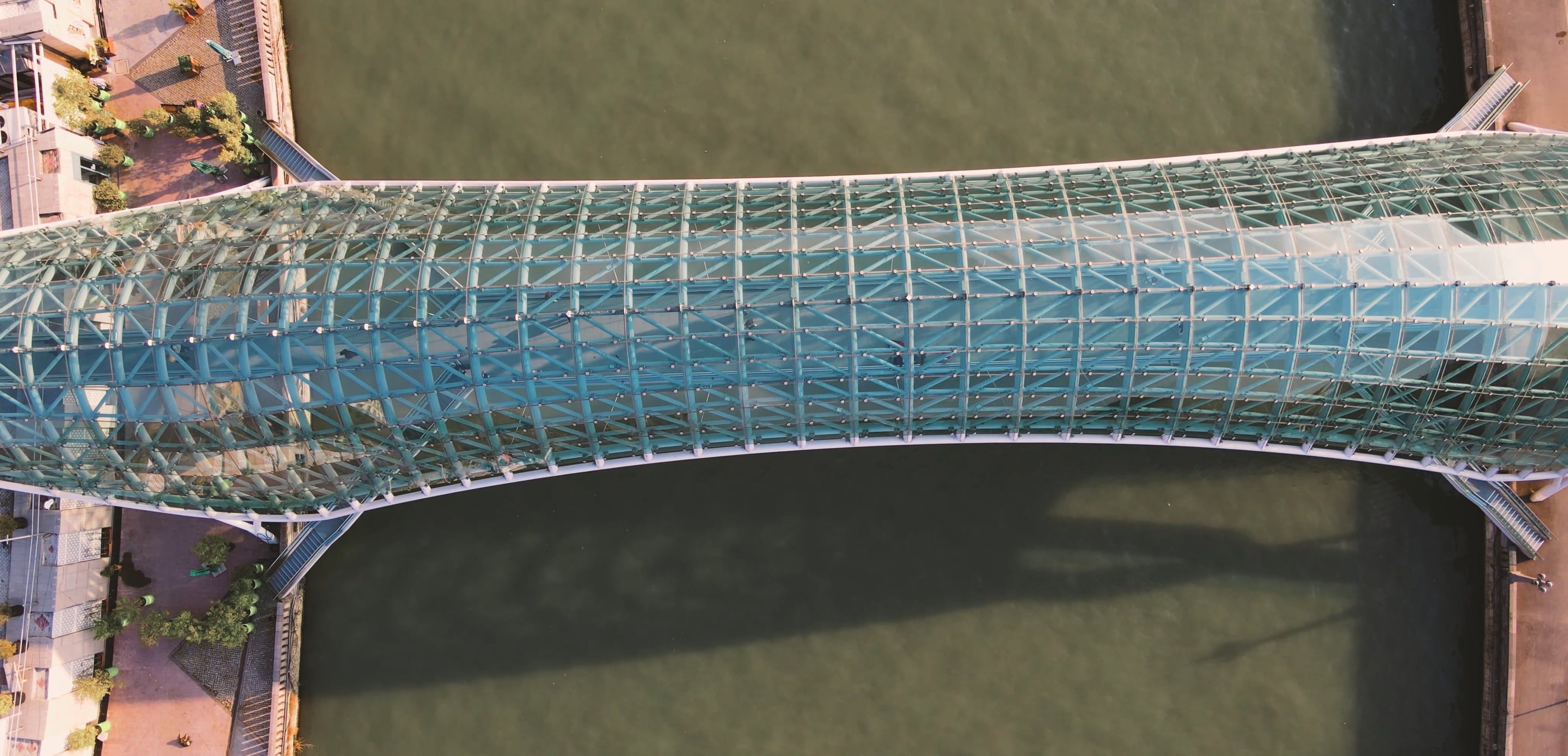 An Aerial Footage of a Bridge · Free Stock Video