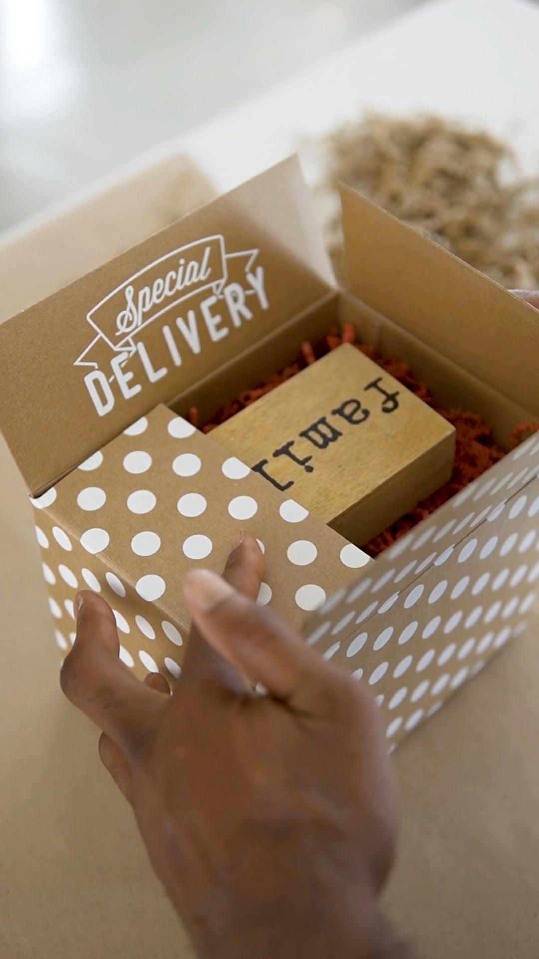 A Person Closing a Box · Free Stock Video