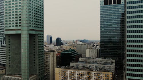 Modern High Rise Buildings In The City