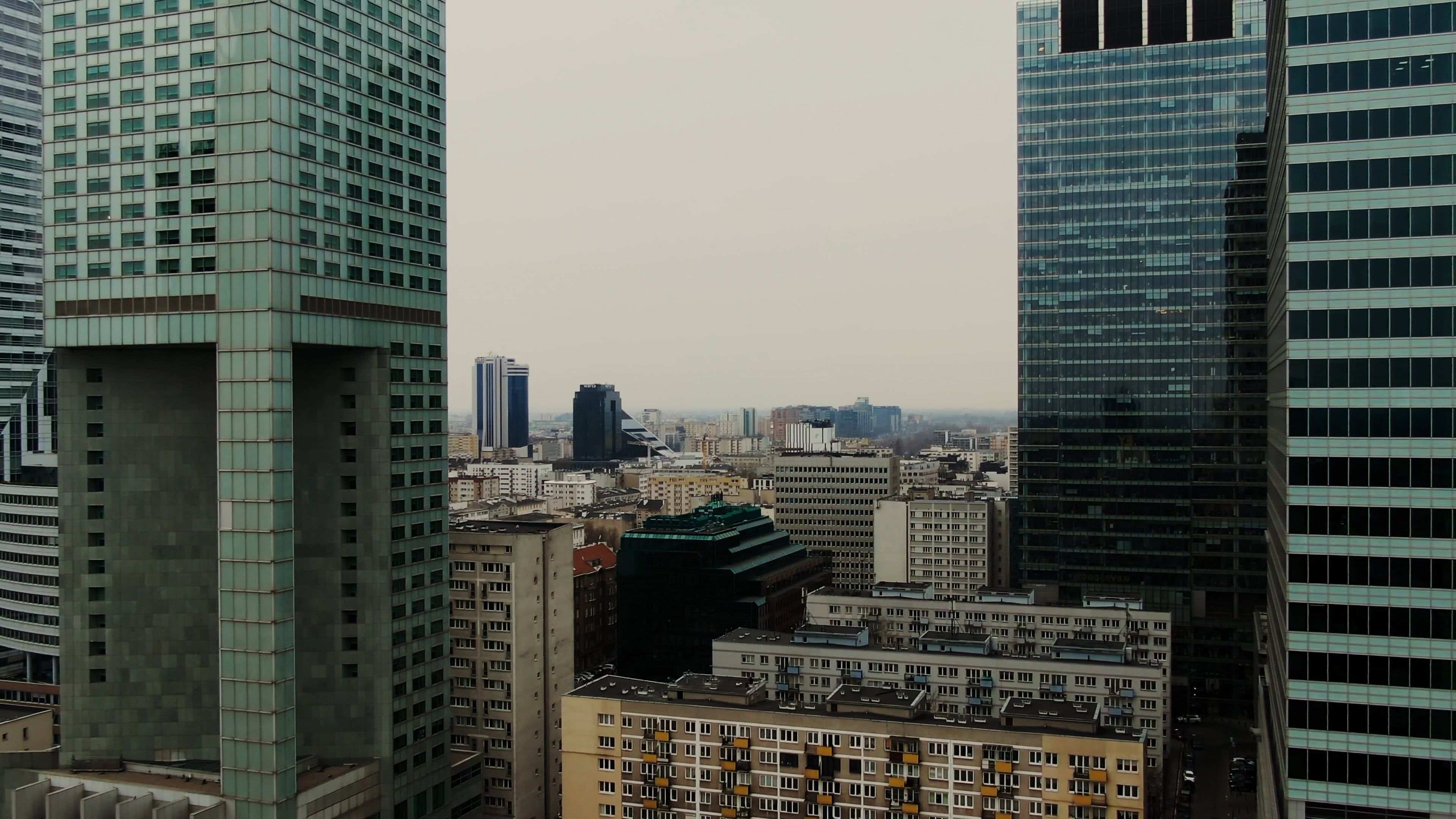 Modern High Rise Buildings In The City · Free Stock Video