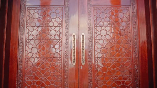 Intricate Designs on a Door