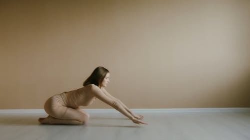 A Woman Practicing Ballet