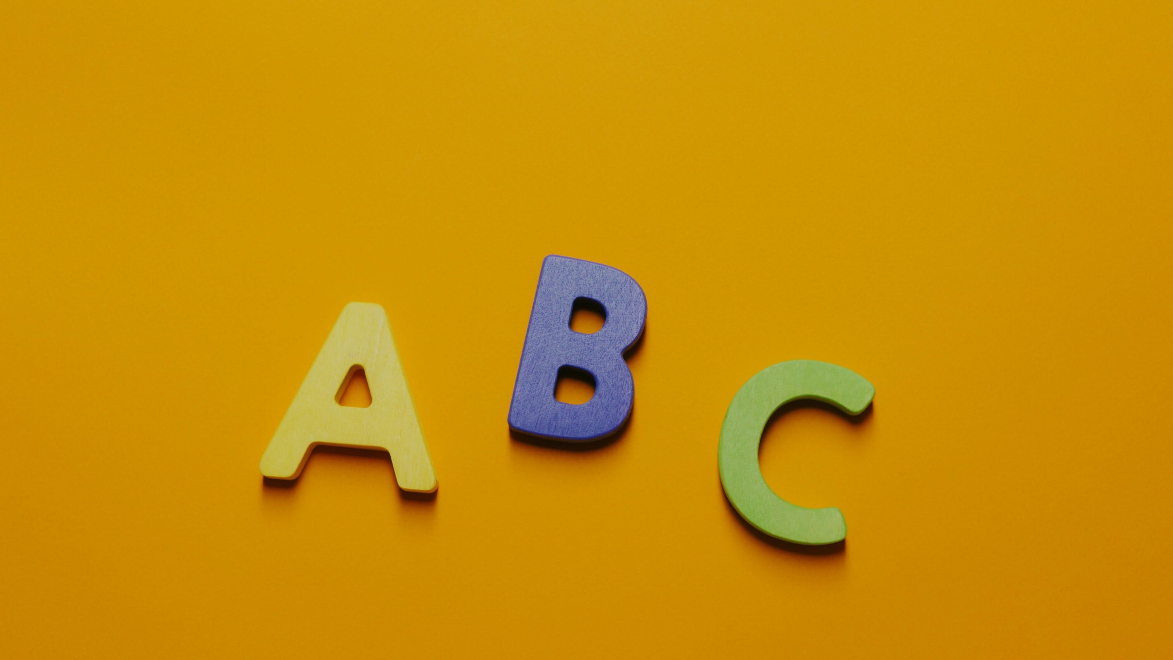 Wooden Alphabet Letters and Letter Beads Free Stock Video Footage ...