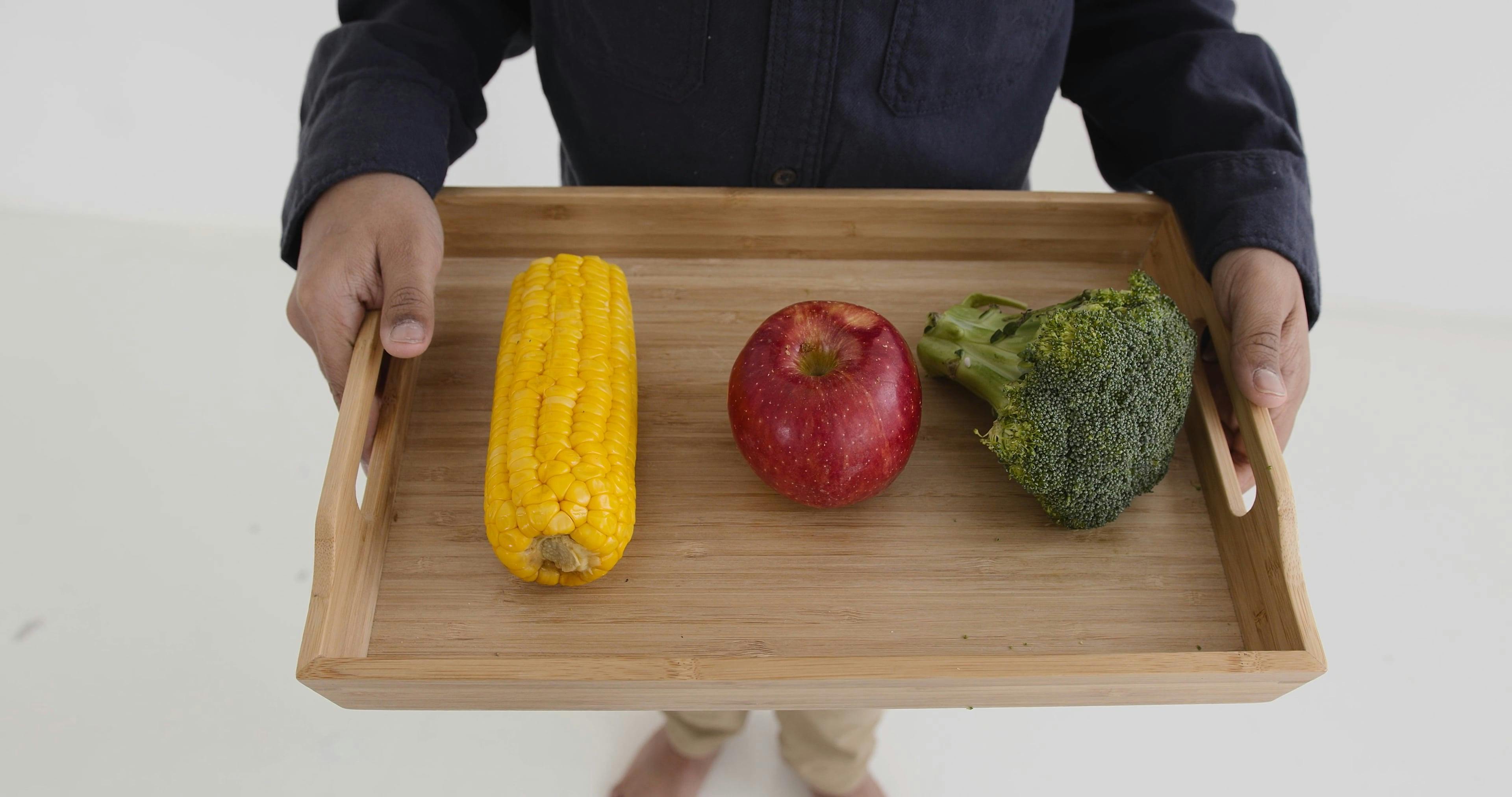 A Person Holding a Tray · Free Stock Video